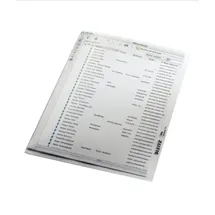 Leitz Sichthüllen 4005 Standard DIN A5 transparent genarbt 0,13 mm, 100 St.