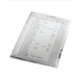 Leitz Sichthüllen 4005 Standard DIN A5 transparent genarbt 0,13 mm, 100 St.