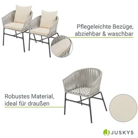 Juskys 2er-Set Rope Stühle