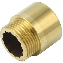 GENERAL FITTINGS Hahnverlängerung 1' x 25 mm Messing