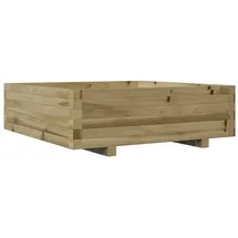 vidaXL Pflanzkübel 80 x 80 x 26,5 cm Braun
