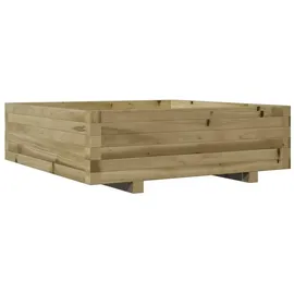 vidaXL Pflanzkübel 80 x 80 x 26,5 cm Braun