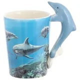 Hti-Living Delfin Kaffeetasse 0,35 l Blau