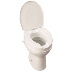 RUSSKA Toilettensitzerhöhung Russka Toilettensitzerhöhung mit Deckel 10 cm