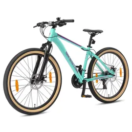 Bikestar Mountainbike 26 Zoll RH 16 cm Unisex mint/türkis