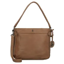 Harbour 2nd Soft Weaving Schultertasche Leder 24 cm  braun