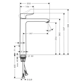 Hansgrohe Metris 260 Einhandmischer (31082000)