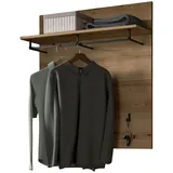 inn.furn Garderobenpaneel Shawn 90 x 98 cm Eiche