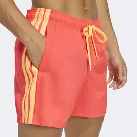 adidas 3-Stripes Swim Shorts 5-inch lucid red, S