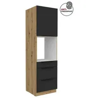 Küchen-Preisbombe Hochschrank ARIA 60 x 0 x 0 cm Schwarz
