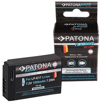 Patona Platinum LP-E17 USB Akku mit direkt USB Eingang - Kompatibel mit Canon EOS RP 77D 200D 250D 750D 760D 800D (1352)