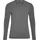 Herren Longsleeve Größe S grau