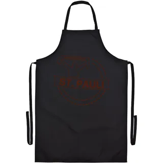 multifanshop Grillschürze - St. Pauli - Meine Fankurve - Druck braun - Schürze
