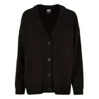 URBAN CLASSICS Strickjacke in black | Gr.: 4XL