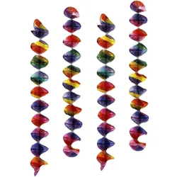 4 Rotorspiralen Regenbogenfarben