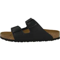 Birkenstock Arizona Naturleder schmal schwarz 39