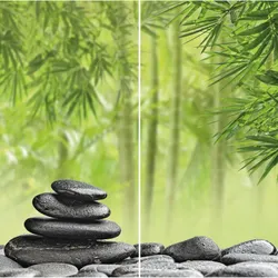 Winwall Duschrückwand Aluverbund Wellness, 2-er Set, 2500x1250 mm