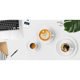 SELTMANN WEIDEN Espressotasse mit Untertasse 0,09 l Weiß 6 St.