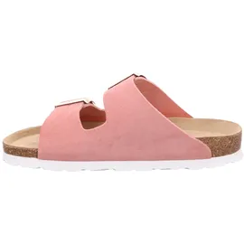 ROHDE ALBA Pantolette Sommerschuh, Hausschuh, Zweischnaller, Strandschuh mit Softfußbett rosa 39 EU