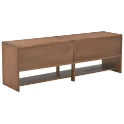 vidaXL TV-Schrank mit 4 Schubladen 120x30x40 cm Massivholz Tanne