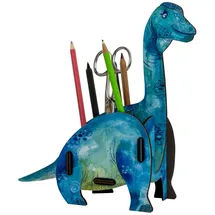 Werkhaus Stiftehalter Brachiosaurus Blau