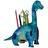 Werkhaus Stiftehalter Brachiosaurus Blau