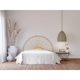 vente-unique Bettkopfteil - Rattan - 140 cm - Naturfarben - SOLIA