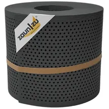 zaunzu® Sichtschutzstreifen 26 m x 19 cm x 0,1 cm Anthrazit Polypropylen