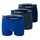 O'Neill Boxershorts unifarben blau S 3er Pack