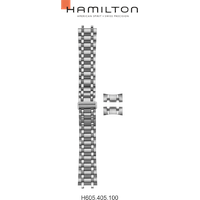 Hamilton Metall Rail Road Band-set Edelstahl H695.405.100 - silber