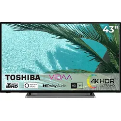 TOSHIBA 43UV3463DA MB180V LED TV (Flat, 43 Zoll / 108 cm, UHD 4K, SMART TV)