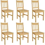 Esszimmerstühle 6 Stk. Kiefernholz - Vidaxl