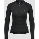 New Line newline Women's Core Bike L/S Jersey Shirt, Schwarz, L