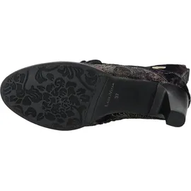 LAURA VITA Damen Stiefel florales Muster Spitze und Metallic Glanz Alcbaneo 351, Größe:40 EU, Farbe:Violett - Violett - 40