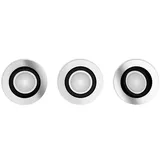 Philips Hue White Color Ambiance Centura Einbauleuchte rund silber Set, 3-tlg. (929003809301)