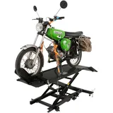 Baumarktplus Motorradhebebühne hydraulisch 360 kg Breite 47 cm kleine Montagebühne Heber Motoradlift Lift Schwarz