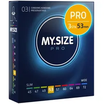MY.SIZE PRO Kondom Größe 3, 53 mm, 3 Stück