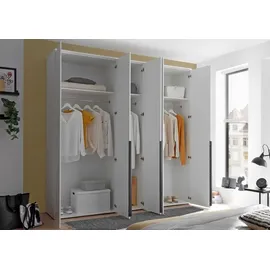 Pol-Power Drehtürenschrank Kevo 225 x 195 x 0 cm Weiß