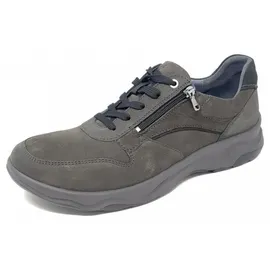 WALDLÄUFER H Herrenschuhe - bequeme Schnür Halbschuhe grau 42,5