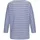 VIVANCE 3/4-Arm-Shirt Damen blau, weiß Gr.40/42