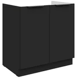 Küchen-Preisbombe Spülenschrank SIENA 80 x 0 x 0 cm Schwarz