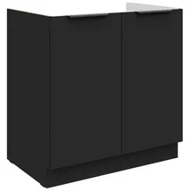 Küchen-Preisbombe Spülenschrank SIENA 80 x 0 x 0 cm Schwarz