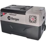 BERGER Kompressor Kühlbox B30-T 29 L │ 12V, 24V, 230V Stecker │ Elektrische Auto Kühlbox mit Rollen │Mobile Kompressorkühlbox leise & leicht │ ideal für Camping,Garten & Festival