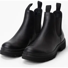 ECCO Grainer W Chelsea Boot (Nubukleder, wasserdicht) Schwarz 39 EU