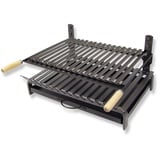 Imex El Zorro 71407, Grill mit Rost, Edelstahl 60 x 43 x 33 cm, schwarz