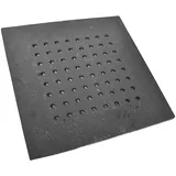 SEZAM Gussrost mit Löchern Ofenrost Ascherost Gußrost Kaminrost passend Kaminofen Tafelrost Rost Ofengitter Feuerrost Kohlerost Eckrost verschiedene Abmessungen (35 x 35 cm (34,5 x 34,5 cm))