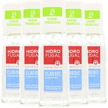 Hidrofugal 5 x Hidrofugal Classic Anti Transpirant Deo Zerstäuber je 75ml mit dezentem D...