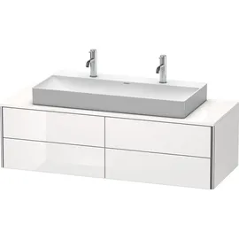 Duravit XSquare Waschtischunterbau wandhängend XS4915, 4 Schubkästen, 1400 x 54,8 cm,
