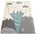 Paco Home Kinderteppich Kinderzimmer Pastell Blau Grau Berg Mond Sterne strapazierfähig 120x170 cm Paco Home