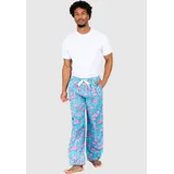 Lousy Livin Schlafhose Pant Greater Flamingos Blau S